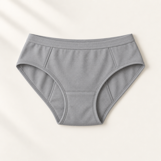 Original design illustration: Everdrip Underwear Contour Bikini in stone